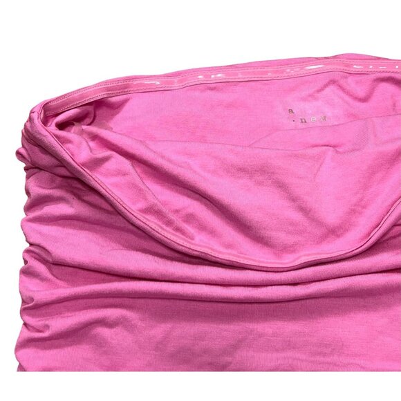 A New Day - Women's Slim Fit Ruched Tube Top Pink - XXS - Picture 14 of 14